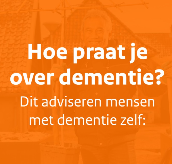 Ministerie van VWS en Alzheimer Nederland roepen op: laat zien dat mensen met dementie meer zijn dan hun ziekte